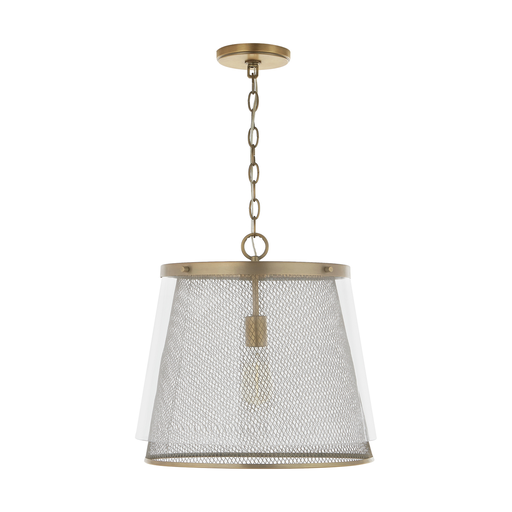 Product image for Abbott 1 Light Pendant - Aged Brass