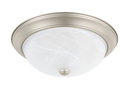 Product image for 3 Light Flush Mount - Matte Nickel