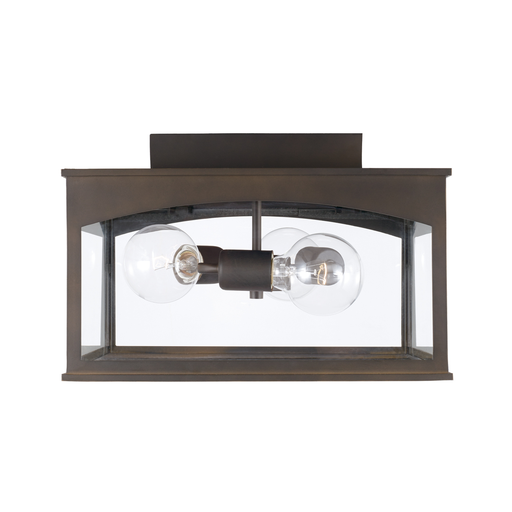 Product image for Burton 3 Light Flush Mount - Oiled Bronze