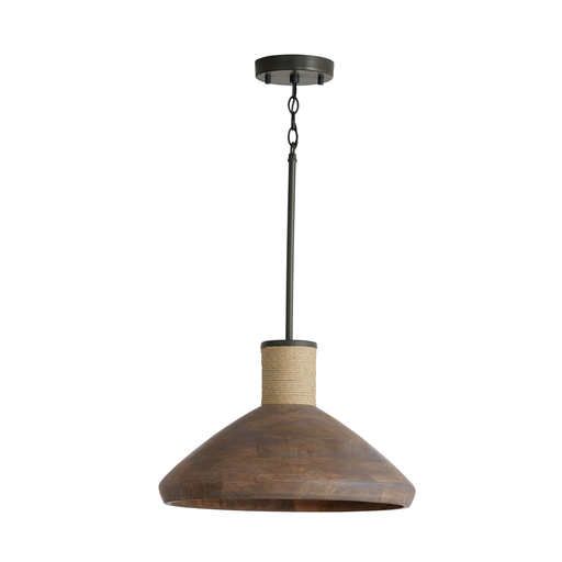 Product image for CAPLTF 340313YG 1 LIGHT PENDANT GREY WASH AND GREY IRON