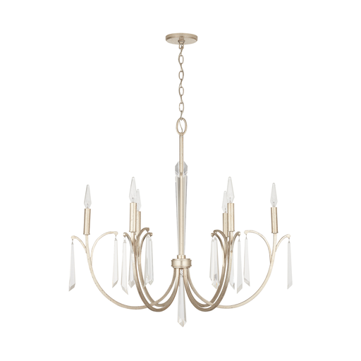 Product image for Gwyneth 6 Light Chandelier - Winter Gold