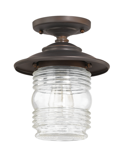 Product image for CAPLTF 9677OB 1 LIGHT OUTDOOR CEILING