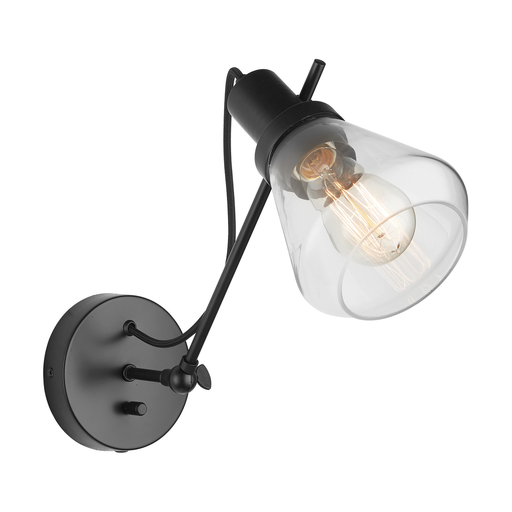 Product image for 1 Light Sconce - Matte Black