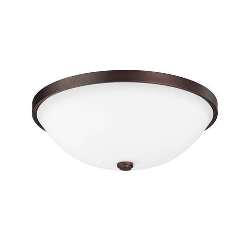 Product image for 2 Light Flush Mount - Burnished Bronze