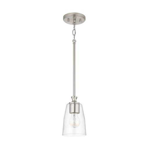 Product image for Myles 1 Light Pendant - Brushed Nickel