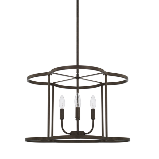 Product image for Collier 4 Light Pendant - Urban Brown
