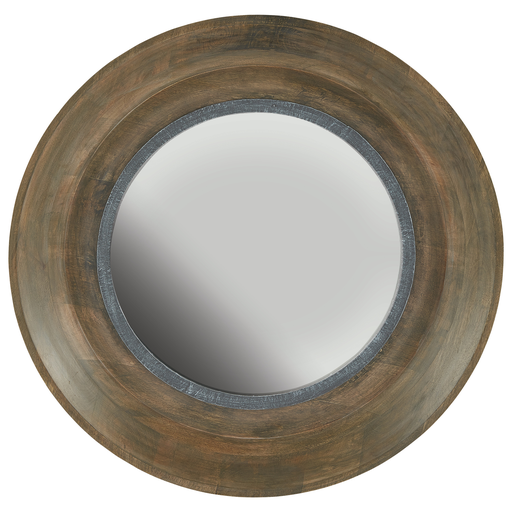 Product image for Decorative Mirror - Washed Wood/Iron