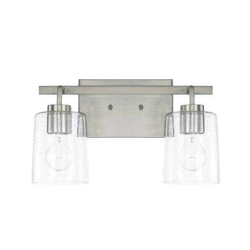 Product image for Greyson 2 Light Vanity - Brushed Nickel