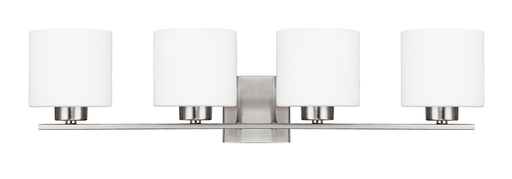 Product image for Steele 4 Light Vanity - Brushed Nickel