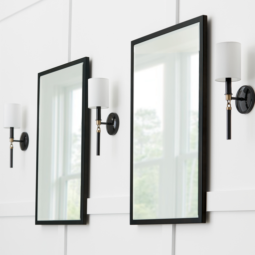 Product image for CAPLTF 641911YA-700 1 LIGHT SCONCE GLOSSY BLACK AND AGED BRASS