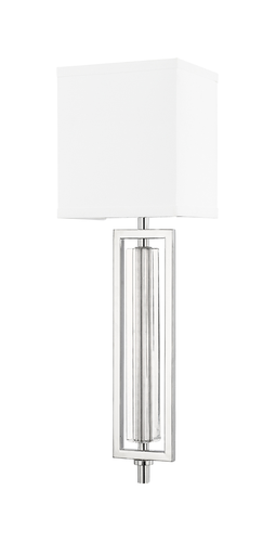Product image for Hudson 1 Light Wall Sconce - Polished Nickel