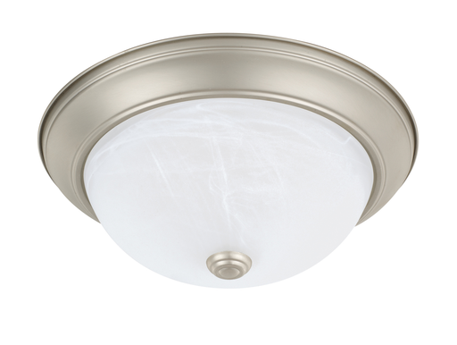Product image for 2 Light Flush Mount - Brushed Nickel