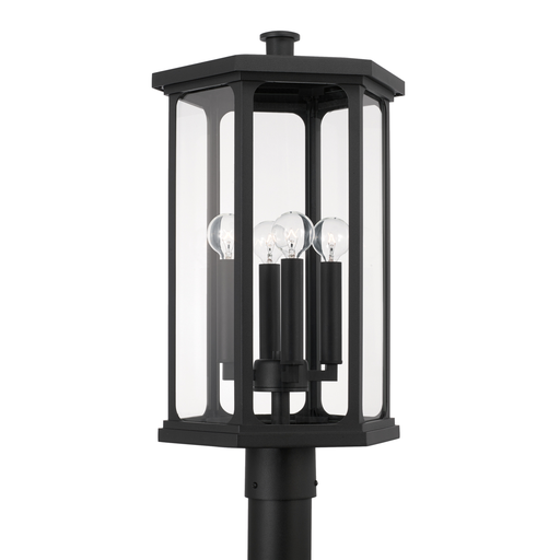 Product image for Walton 4 Light Post Lantern - Black