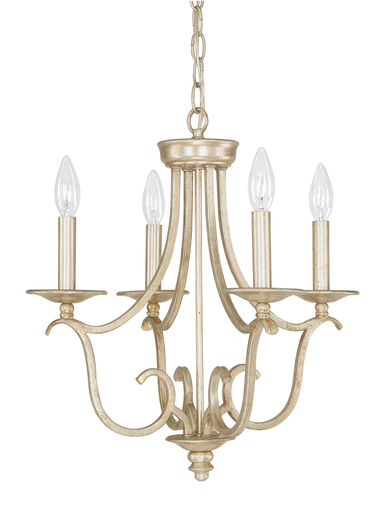 Product image for Bailey 4 Light Mini Chandelier - Winter Gold
