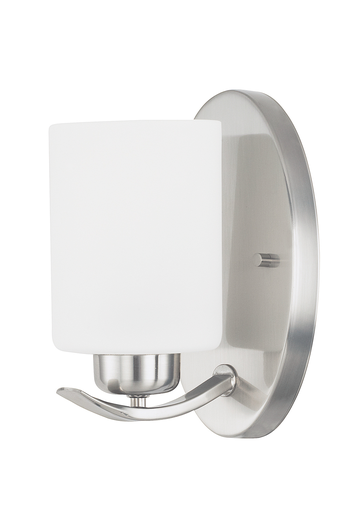 Product image for Dixon 1 Light Wall Sconce - Brushed Nickel