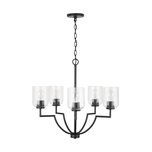 Product image for Carter 5 Light Chandelier - Matte Black