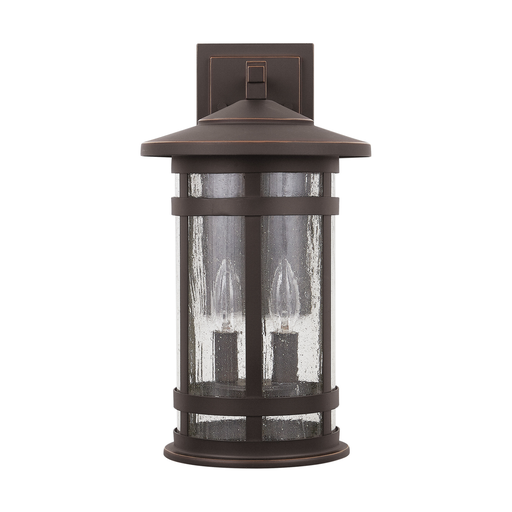 Product image for Mission Hills 2 Light Medium Wall Lantern - Oiled Bronze