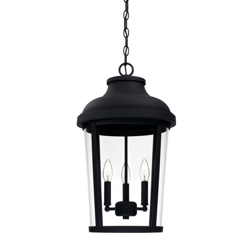 Product image for Dunbar 3 Light Hanging Lantern - Black