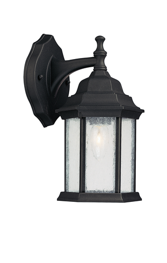 Product image for Main Street 1 Light Small Wall Lantern - Black