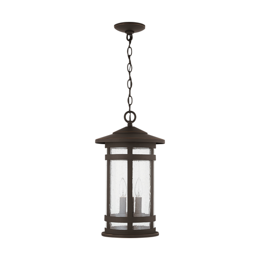 Product image for Mission Hills 3 Light Hanging Lantern - Oiled Bronze