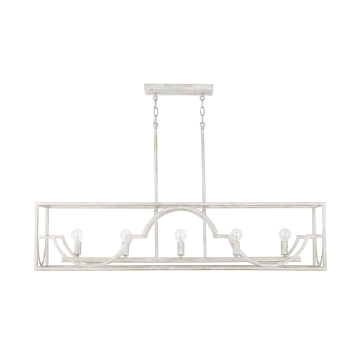 Product image for CAPLTF 838551WW 5 LIGHT ISLAND WINTER WHITE5 60 WATT E12 CANDELABRA