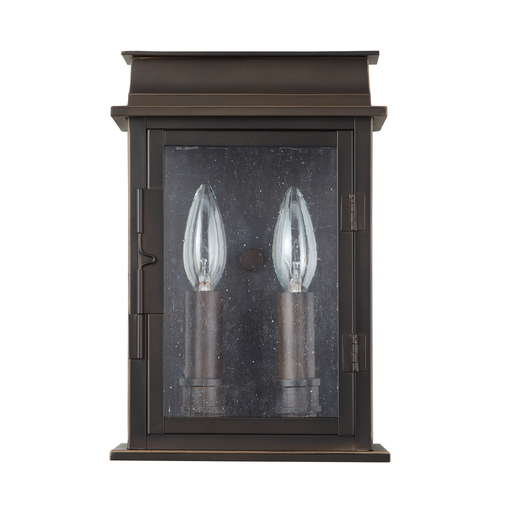 Product image for Bolton 2 Light Small Wall Lantern - Oiled Bronze