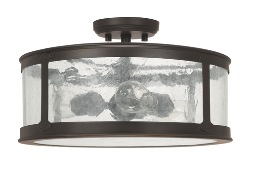 Product image for Dylan 3 Light Outdoor Semi-Flush Mount - Old Bronze