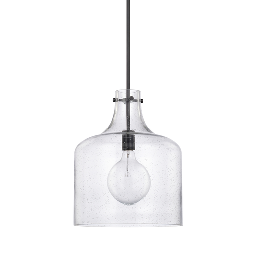 Product image for HomePlace 1 Light Pendant - Matte Black