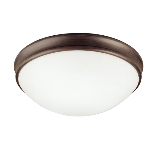 Product image for 3 Light Flush Mount - Oil Rubbed Bronze