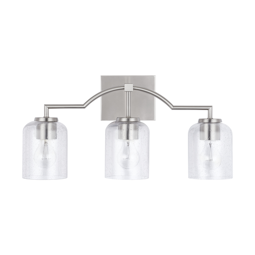 Product image for Carter 3 Light Vanity - Brushed Nickel