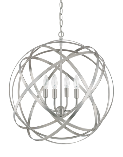 Product image for Axis 4 Light Pendant - Brushed Nickel