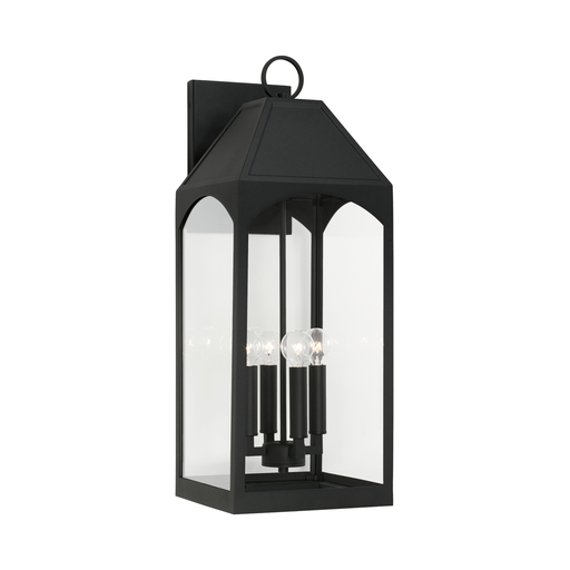 Product image for CAPLTF 946341BK 4 LIGHT OUTDOOR WALL LANTERN BLACK