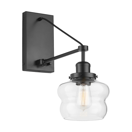 Product image for 1 Light Sconce - Matte Black