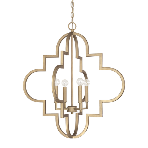 Product image for Ellis 4 Light Pendant - Brushed Gold