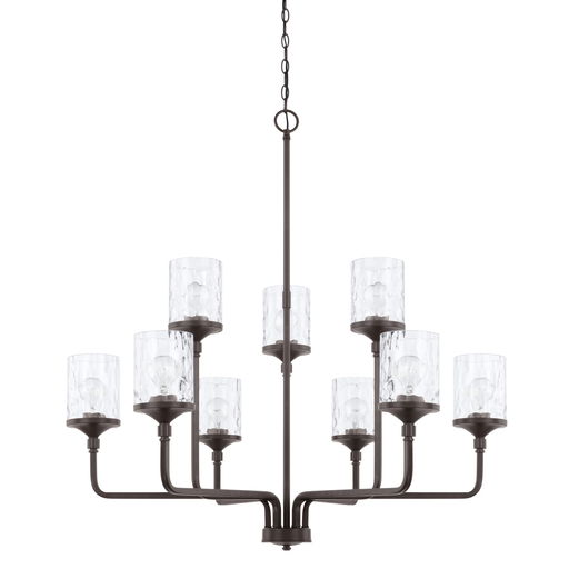 Product image for Colton 9 Light Chandelier - Bronze
