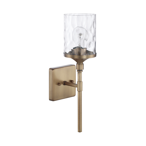 Product image for Colton 1 Light Wall Sconce - Aged Brass
