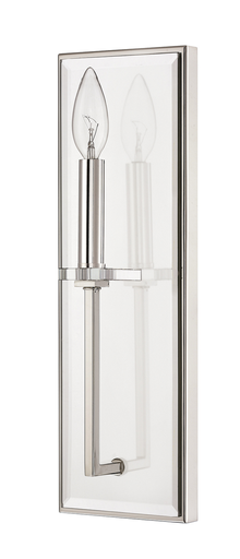 Product image for Morgan 1 Light Wall Sconce - Polished Nickel