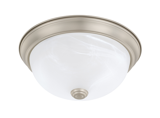 Product image for 2 Light Flush Mount - Matte Nickel
