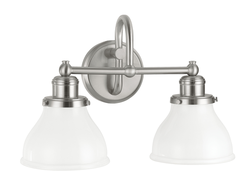 Product image for Baxter 2 Light Vanity - Brushed Nickel