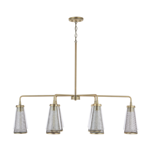 Product image for Abbott 6 Light Island - Aged Brass