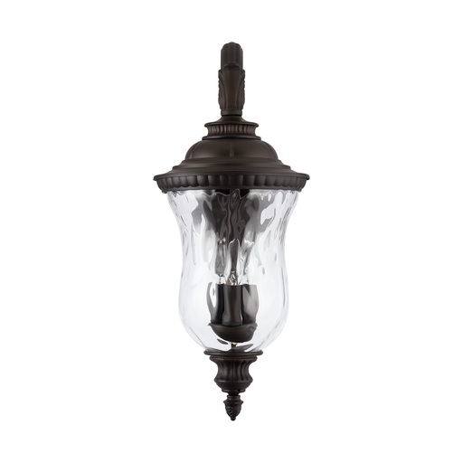 Product image for CAPLTF 939831OZ 3 LIGHT OUTDOOR WALL LANTERN OILED BRONZE 3 60 WATT E12 CANDELABRA