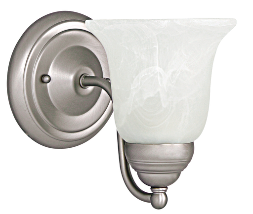 Product image for 1 Light Wall Sconce - Matte Nickel