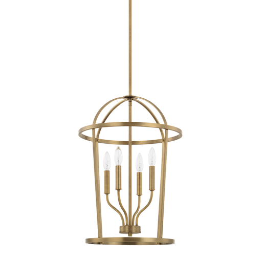 Product image for Greyson 4 Light Foyer - Aged Brass