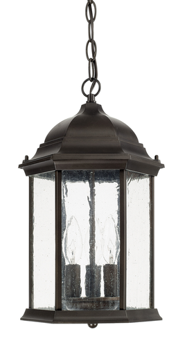 Product image for Main Street 3 Light Hanging Lantern - Old Bronze