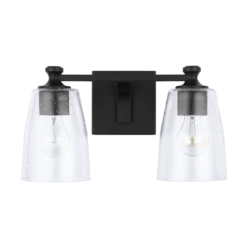 Product image for Myles 2 Light Vanity - Matte Black