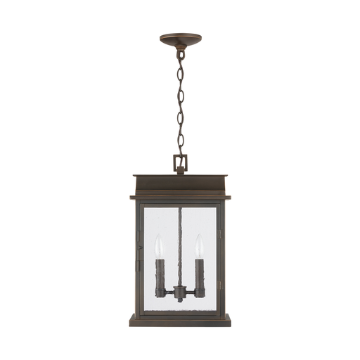 Product image for Bolton 2 Light Hanging Lantern - Oiled Bronze
