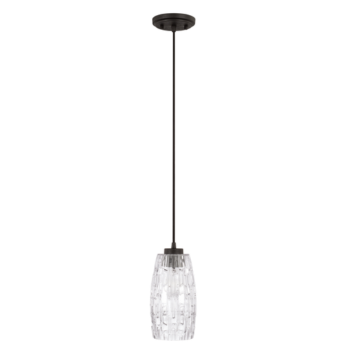 Product image for CAPLTF 328611BI-450 1 LIGHT PENDANT BLACK IRON