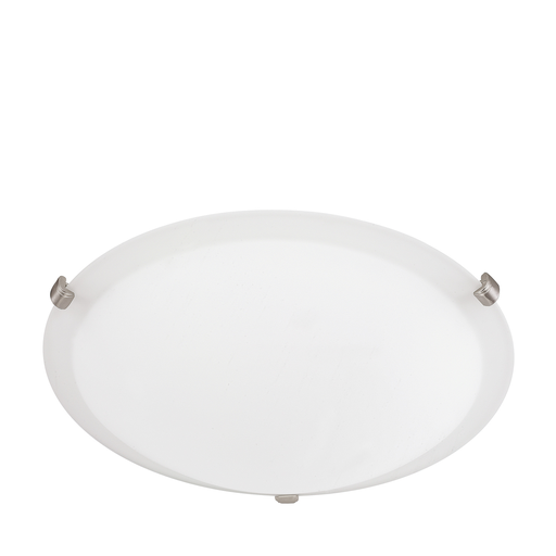 Product image for 2 Light Flush Mount w/ Soft White Glass