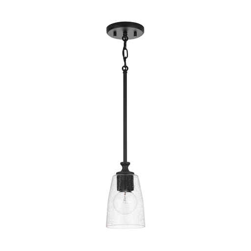 Product image for Myles 1 Light Pendant - Matte Black