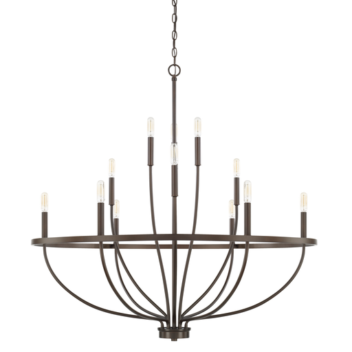 Product image for Greyson 12 Light Chandelier - Bronze